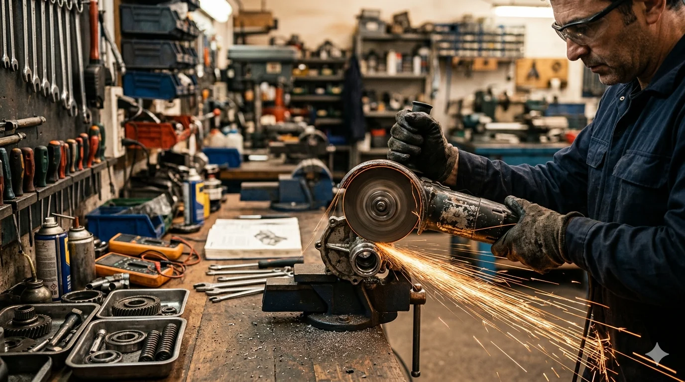 ¿Por qué una amoladora hace chispas? (y cuándo preocuparse)
